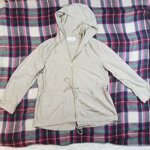Calvin Klein Lightweight Hood Utility Raincoat XL
